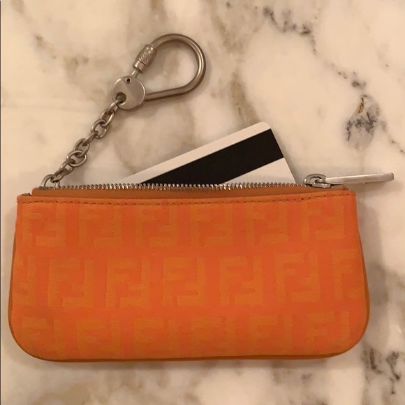 Fendi Accessories - Fendi Zucchino Key Ring Pouch